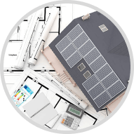 a home with solar