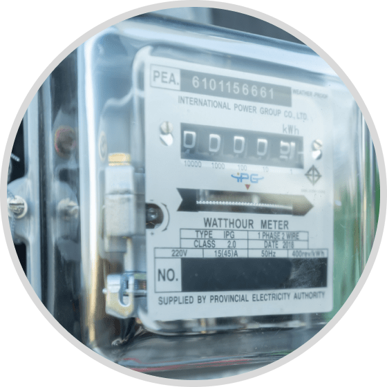 Utility electric meter